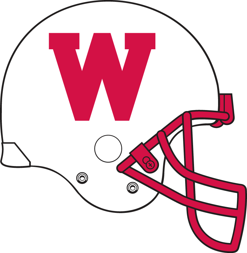 Wisconsin Badgers 1988-1989 Helmet Logo iron on transfers for T-shirts